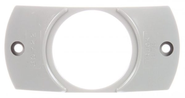 30 SERIES, DEFLECTOR MOUNT, 30 SERIES LIGHTS, USED IN ROUND SHAPE LIGHTS, GRAY POLYCARBONATE, 2 SCREW BRACKET MOUNT/GRAY GROMMET