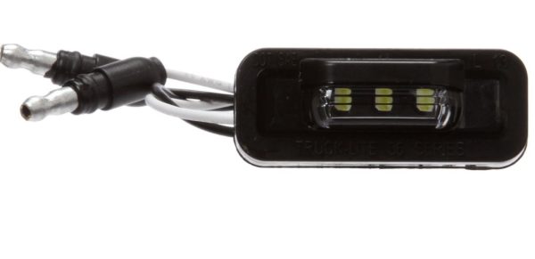 36 SERIES, REAR EXIT WIRES, LED, 3 DIODE, LICENSE LIGHT, RECTANGULAR