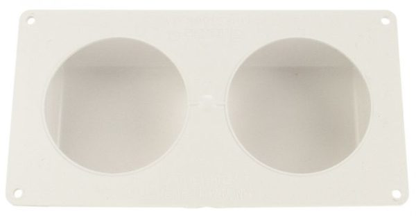 40 SERIES, LIGHT MODULE HOUSING, WHITE ABS