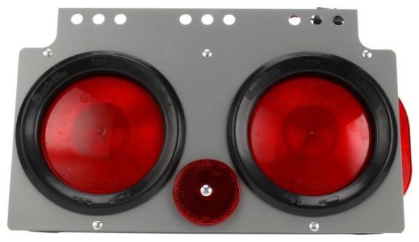 40 SERIES, INCANDESCENT, M/C & S/T/T LIGHT MODULE W/ SIDE MARKER, RIGHT HAND SIDE, BLACK PVC, 12V
