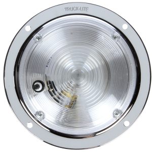 TRUCK LITE 80 SERIES DOME LIGHT W/SWITCH, INCANDECENT ROUND CLEAR