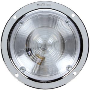 80 SERIES, INCANDESCENT, 1 BULB, ROUND CLEAR, DOME LIGHT
