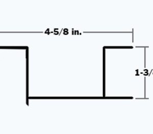 DOOR FRAME INSULATED ALUM