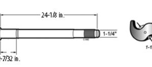 LH CAM, 28 SPL, 24.125 LONG, 1.5 DIA[M3699L]